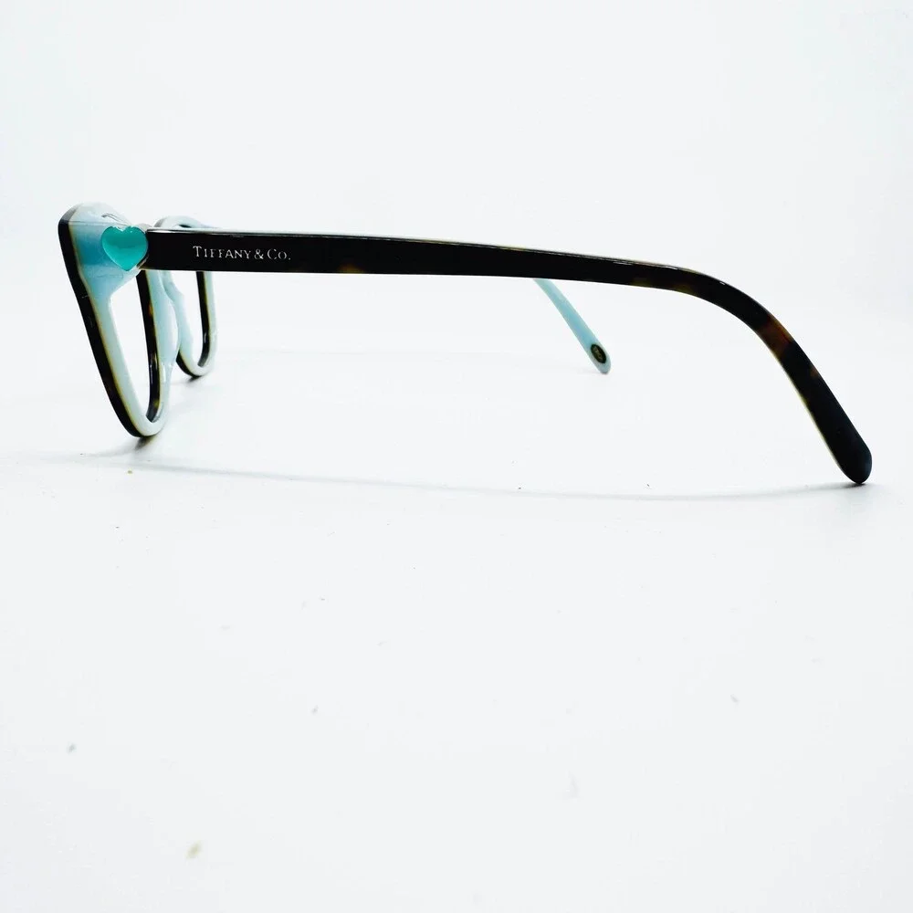 Tiffany & Co. Eyeglasses Womens Tortoise Teal Heart TF 2097 8134 52-16-135